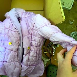 Like new coat. Light purple zip up. 3t